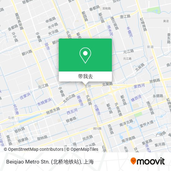 Beiqiao Metro Stn. (北桥地铁站)地图