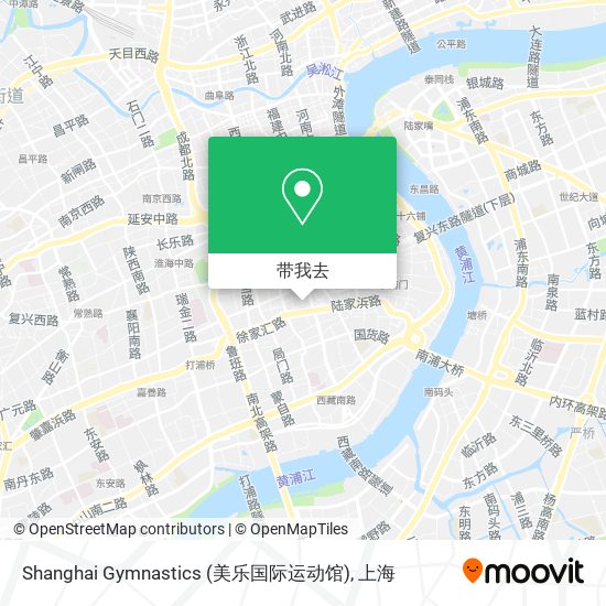 Shanghai Gymnastics (美乐国际运动馆)地图