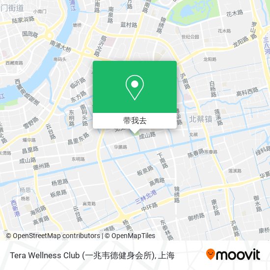 Tera Wellness Club (一兆韦德健身会所)地图