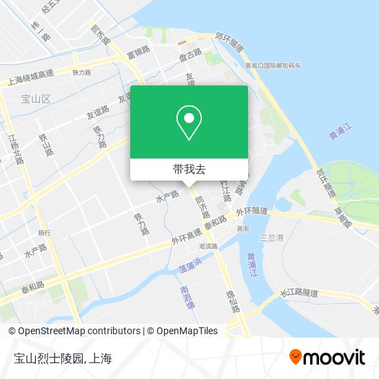 宝山烈士陵园地图