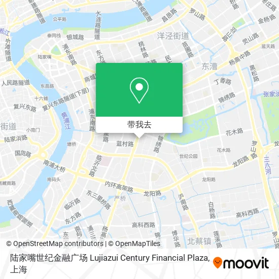 陆家嘴世纪金融广场 Lujiazui Century Financial Plaza地图