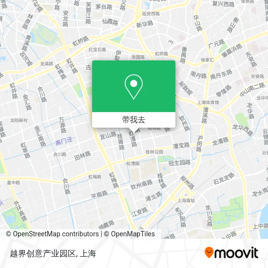 越界创意产业园区地图
