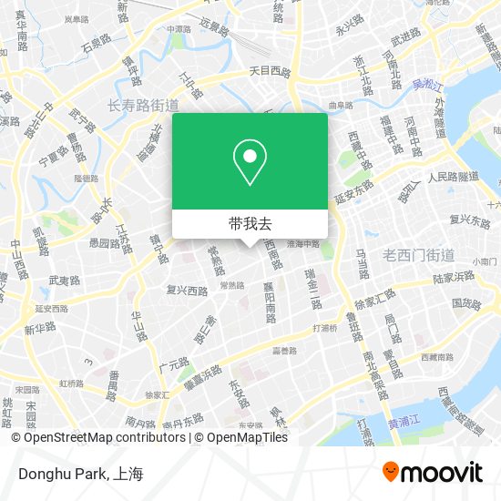 Donghu Park地图