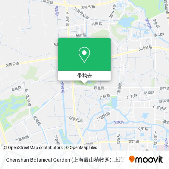 Chenshan Botanical Garden (上海辰山植物园)地图