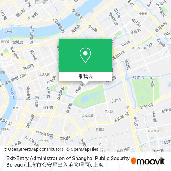 Exit-Entry Administration of Shanghai Public Security Bureau (上海市公安局出入境管理局)地图