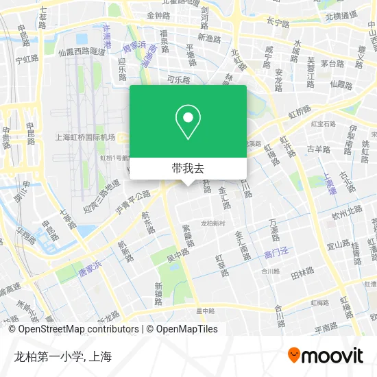 龙柏第一小学地图