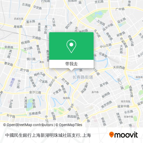 中國民生銀行上海新湖明珠城社區支行地图