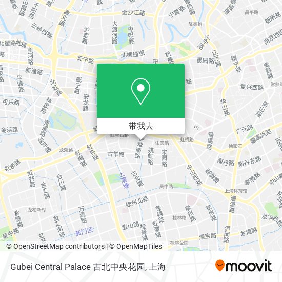 Gubei Central Palace 古北中央花园地图