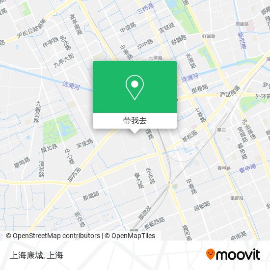上海康城地图