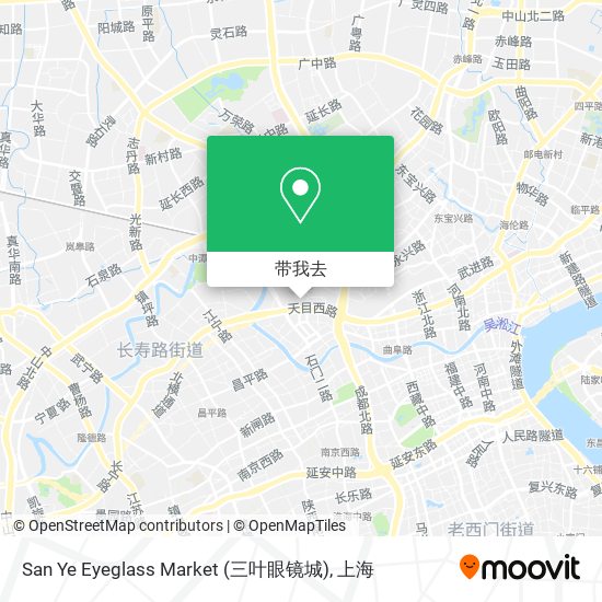 San Ye Eyeglass Market (三叶眼镜城)地图