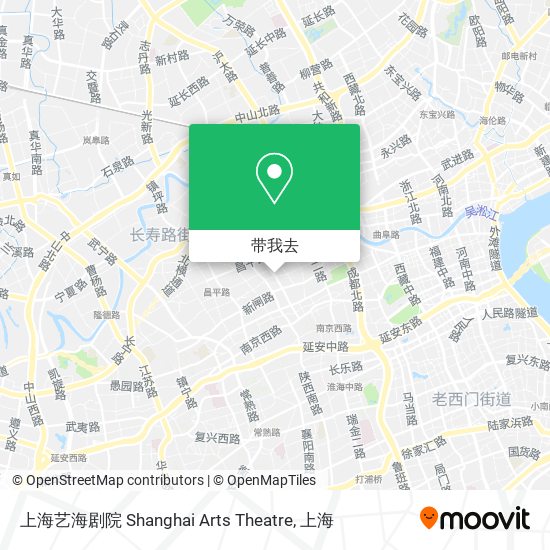 上海艺海剧院 Shanghai Arts Theatre地图