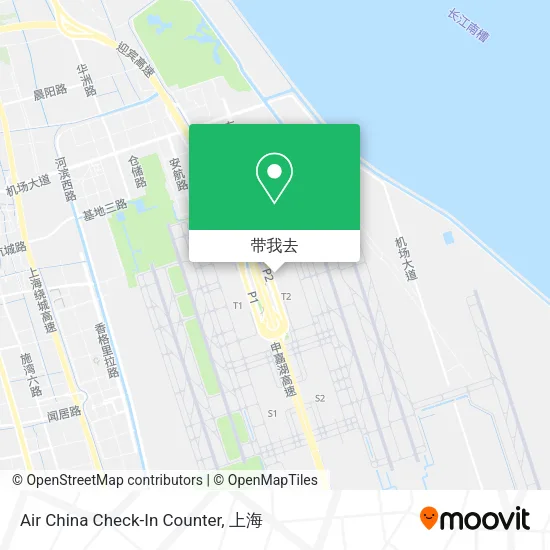 Air China Check-In Counter地图