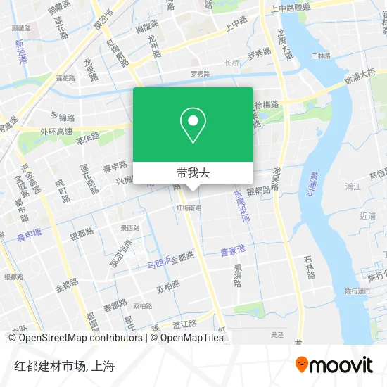 红都建材市场地图