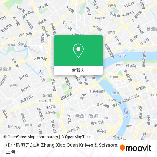 张小泉剪刀总店 Zhang Xiao Quan Knives & Scissors地图