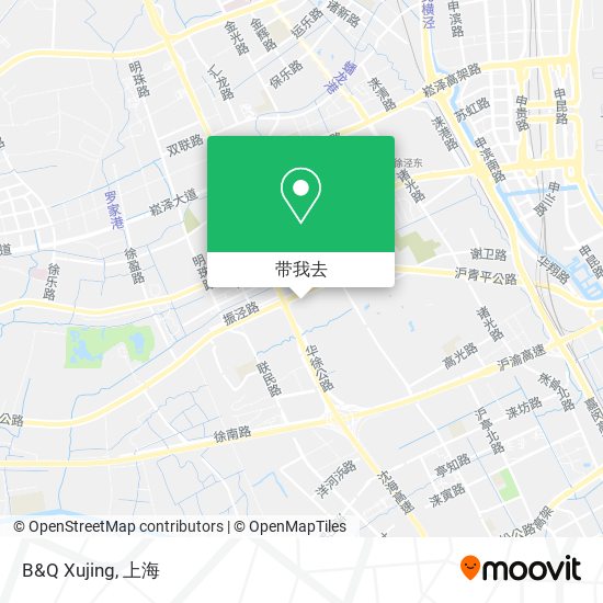 B&Q Xujing地图