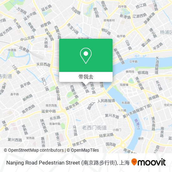 Nanjing Road Pedestrian Street (南京路步行街)地图