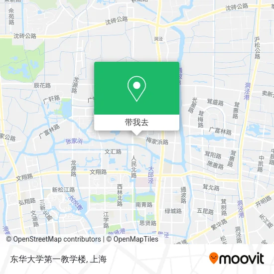 东华大学第一教学楼地图