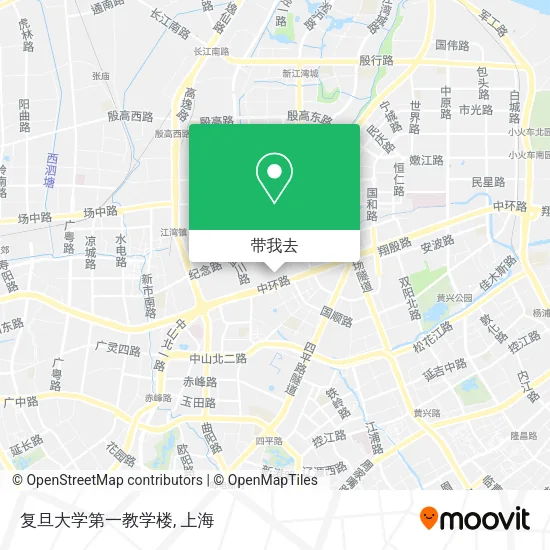 复旦大学第一教学楼地图