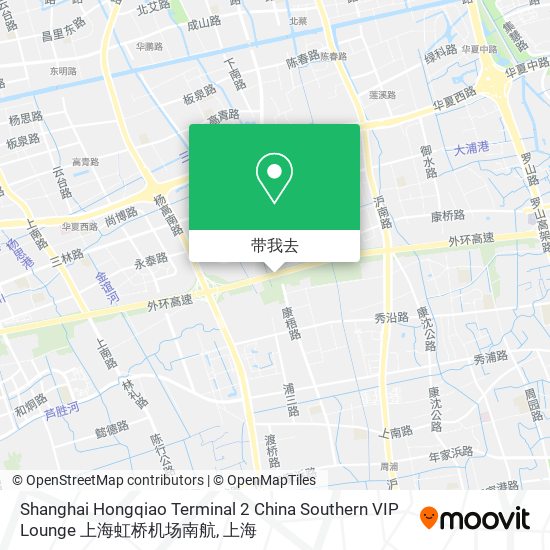 Shanghai Hongqiao Terminal 2 China Southern VIP Lounge 上海虹桥机场南航地图