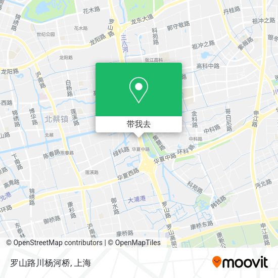 罗山路川杨河桥地图