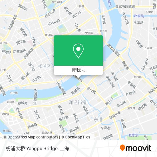 杨浦大桥 Yangpu Bridge地图