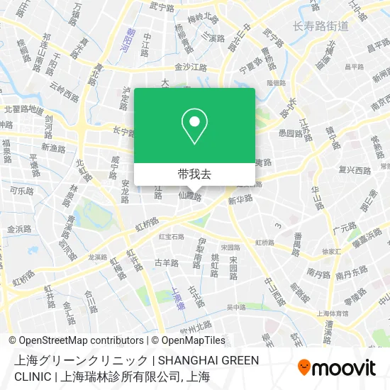 上海グリーンクリニック | SHANGHAI GREEN CLINIC | 上海瑞林診所有限公司地图