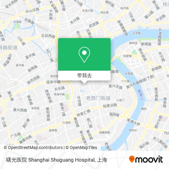 曙光医院 Shanghai Shuguang Hospital地图