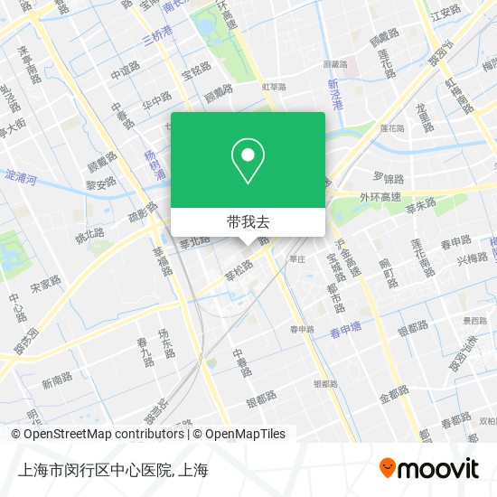 上海市闵行区中心医院地图