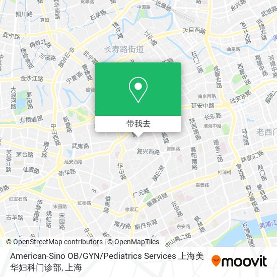 American-Sino OB / GYN / Pediatrics Services 上海美华妇科门诊部地图