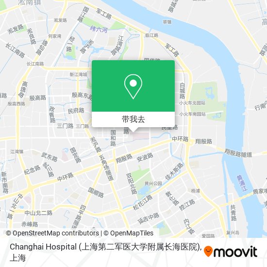 Changhai Hospital (上海第二军医大学附属长海医院)地图