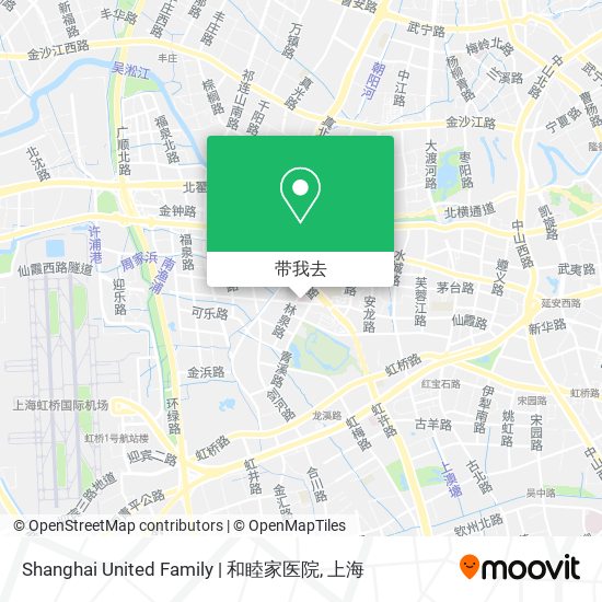 Shanghai United Family | 和睦家医院地图