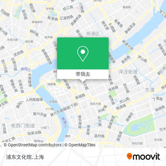 浦东文化馆地图