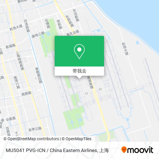 MU5041 PVG-ICN / China Eastern Airlines地图