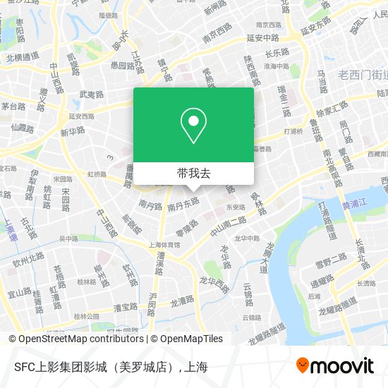 SFC上影集团影城（美罗城店）地图