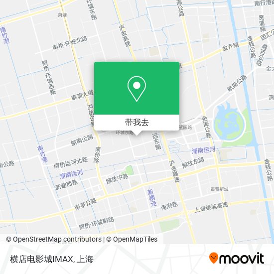 横店电影城IMAX地图