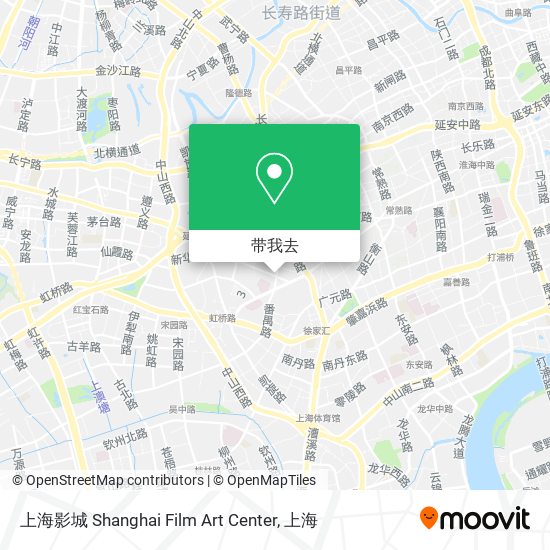 上海影城 Shanghai Film Art Center地图