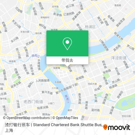 渣打银行班车 | Standard Chartered Bank Shuttle Bus地图
