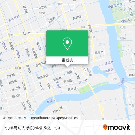 机械与动力学院群楼 B楼地图