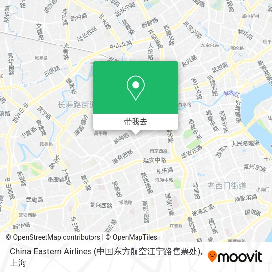 China Eastern Airlines (中国东方航空江宁路售票处)地图