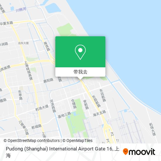 Pudong (Shanghai) International Airport Gate 16地图