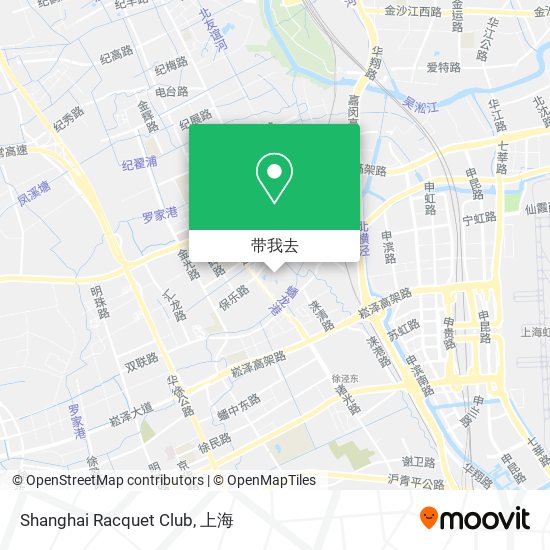 Shanghai Racquet Club地图