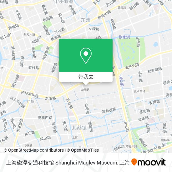 上海磁浮交通科技馆 Shanghai Maglev Museum地图
