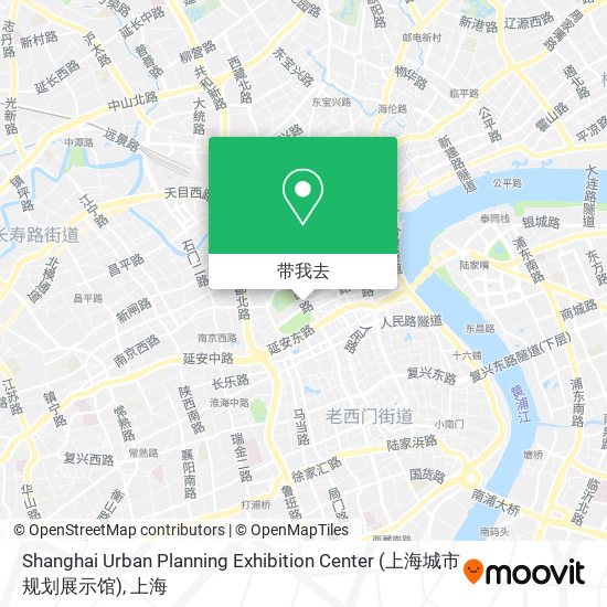 Shanghai Urban Planning Exhibition Center (上海城市规划展示馆)地图