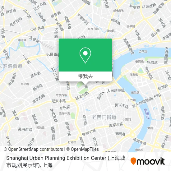 Shanghai Urban Planning Exhibition Center (上海城市规划展示馆)地图