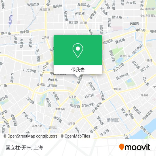 国立柱•开来地图