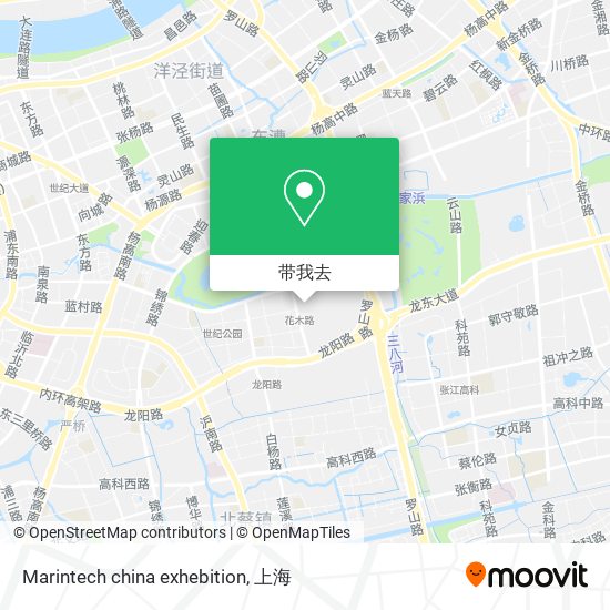 Marintech china exhebition地图