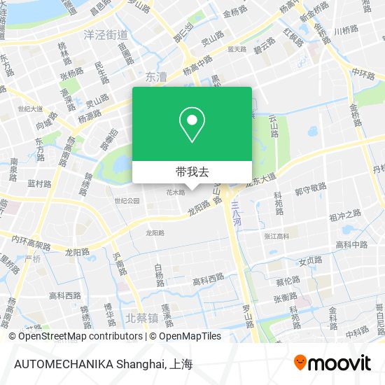 AUTOMECHANIKA Shanghai地图