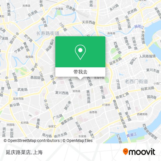 延庆路菜店地图