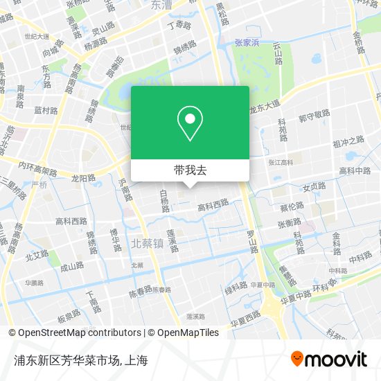 浦东新区芳华菜市场地图