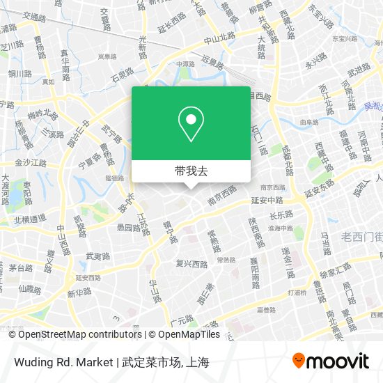 Wuding Rd. Market | 武定菜市场地图